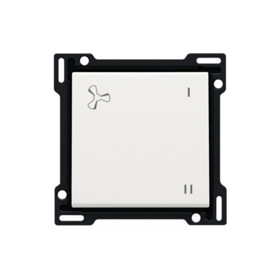 Afwerkingsset mechanisch gecontr. ventilatiebed. white c.