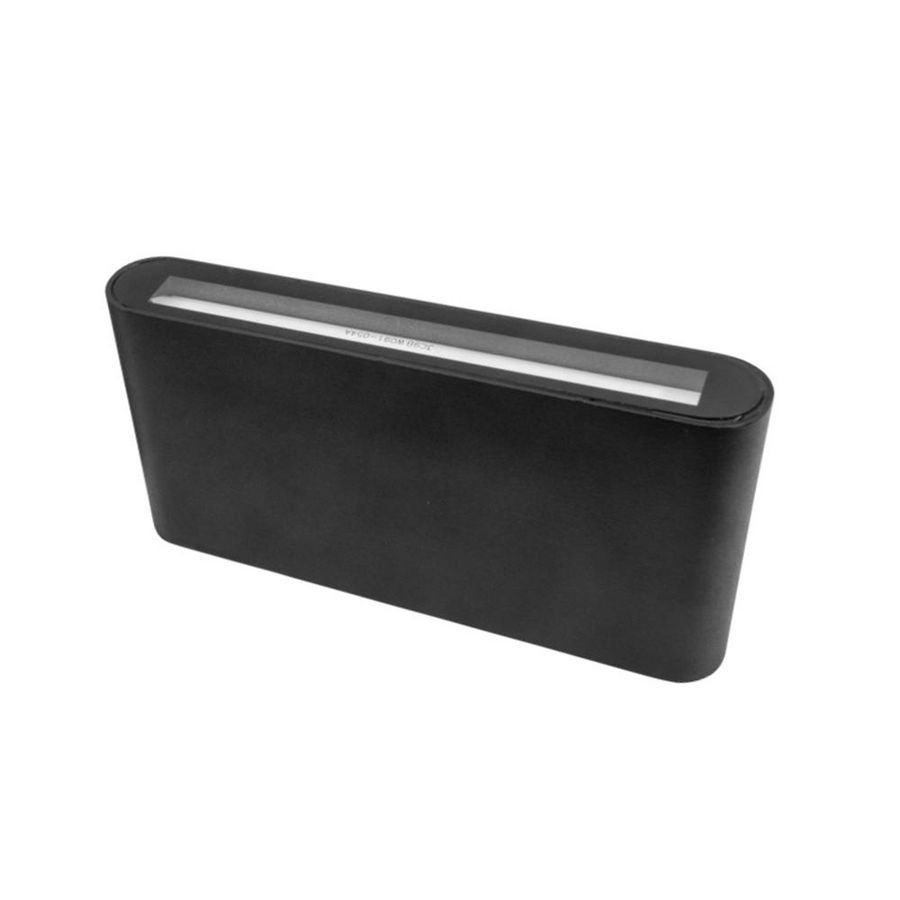 Wandlamp up & Down 175x90mm 12,9W 2700K dimbaar zwart