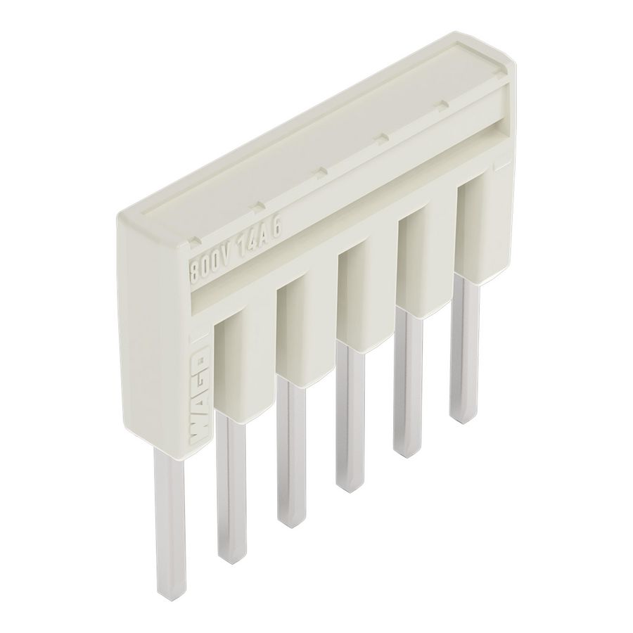 Brug 6-voudig geisoleerd lichtgrijs 2000-406 VVE=25