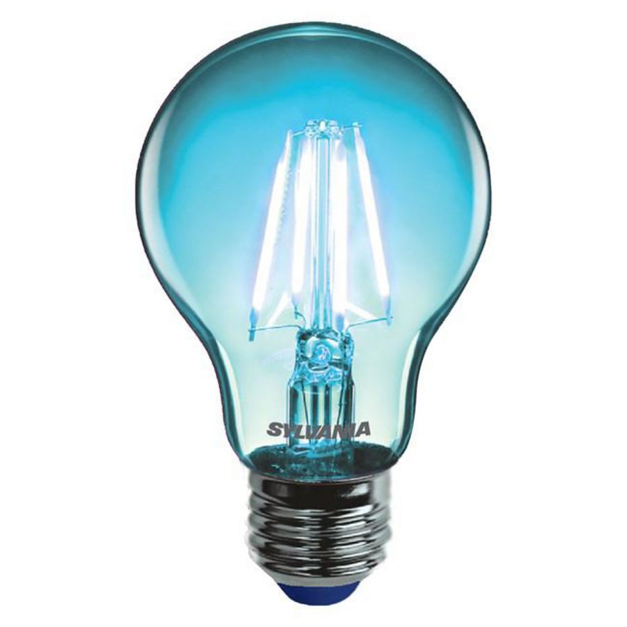 LED-lamp Toledo retro chroma A60 blauw E27 VVE=6