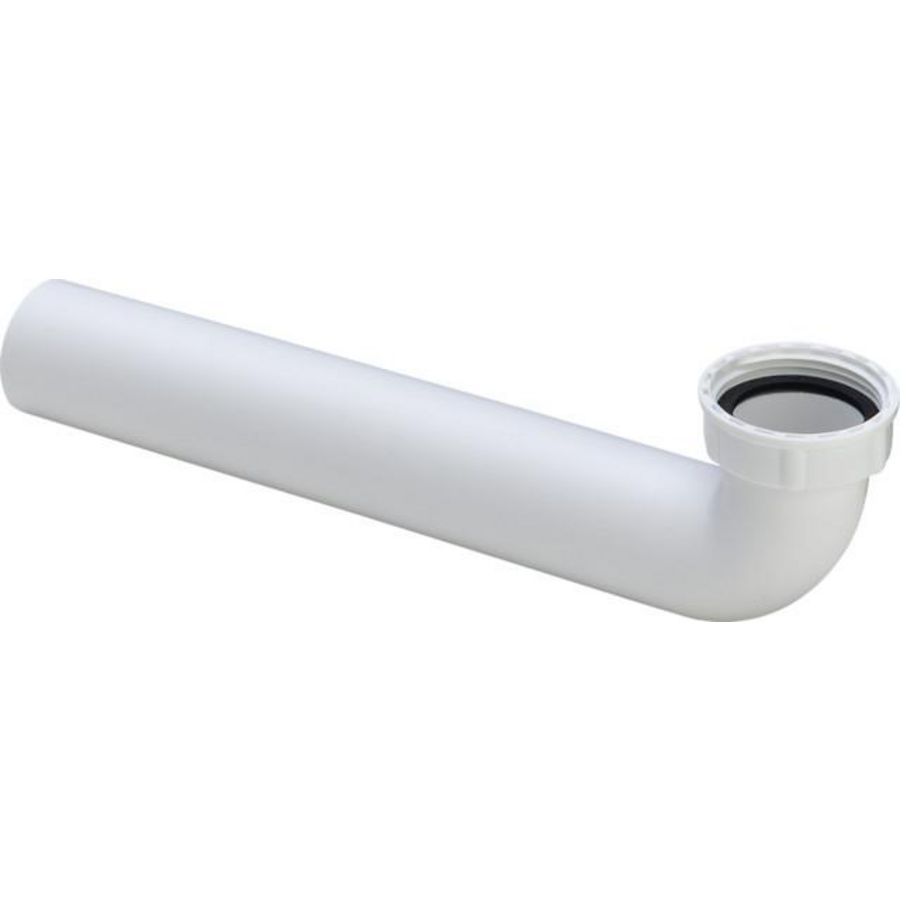 Onderdeel Overloopbocht 1 1/2x40x270 kunststof/wit VVE=10
