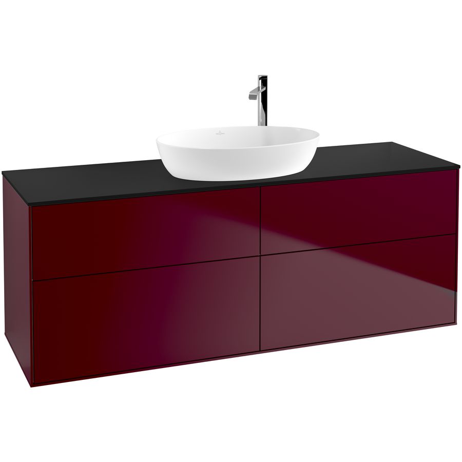 Wastafelonderkast Finion 1600x603x501mm Peony Matt Lacquer G97200HB
