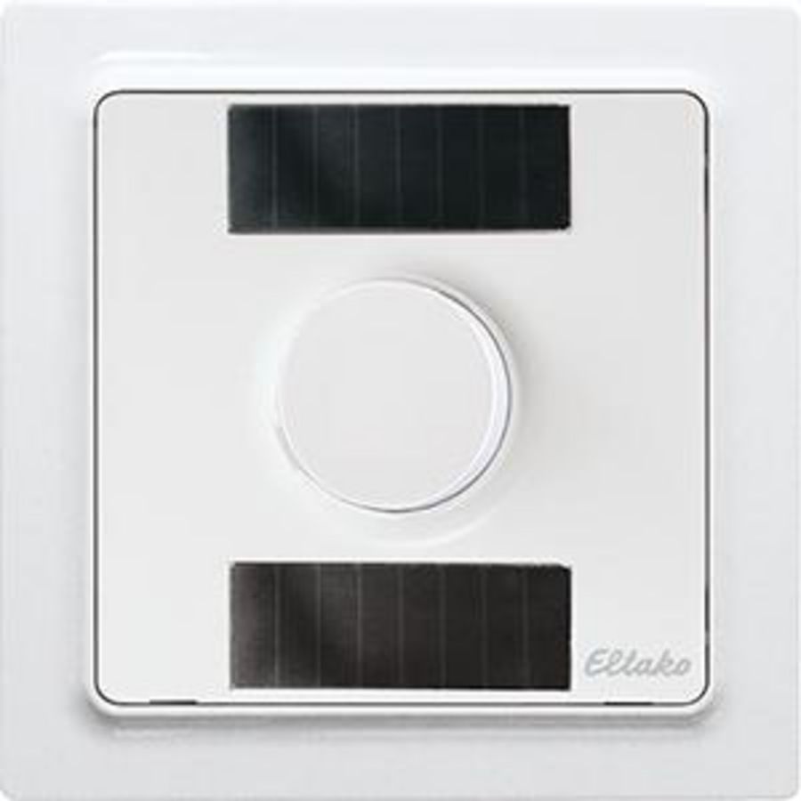 Draadloze EnOcean temperatuurregelaar m. zonnecel&batterij,E