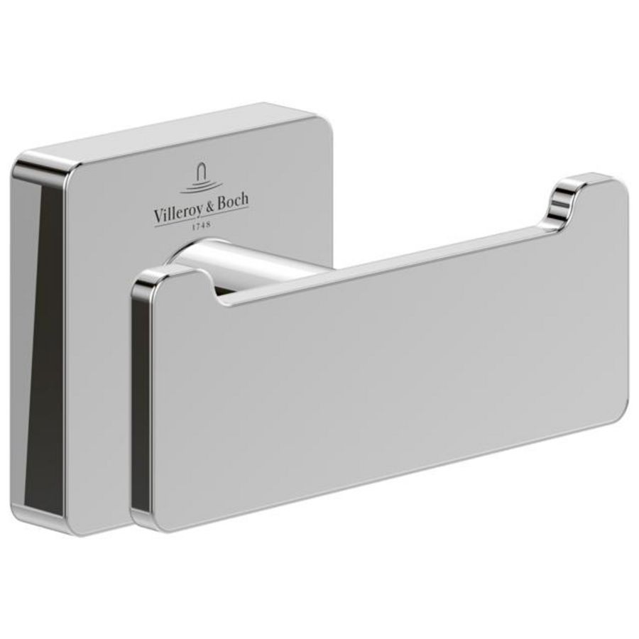 Dubbele handdoekhaak  Elements - Striking Chrome
