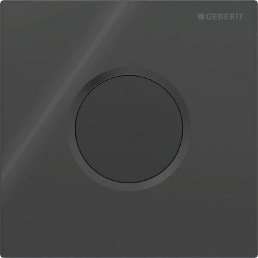 Afdekplaat Type 01 IR round Gitzwart RAL 9005