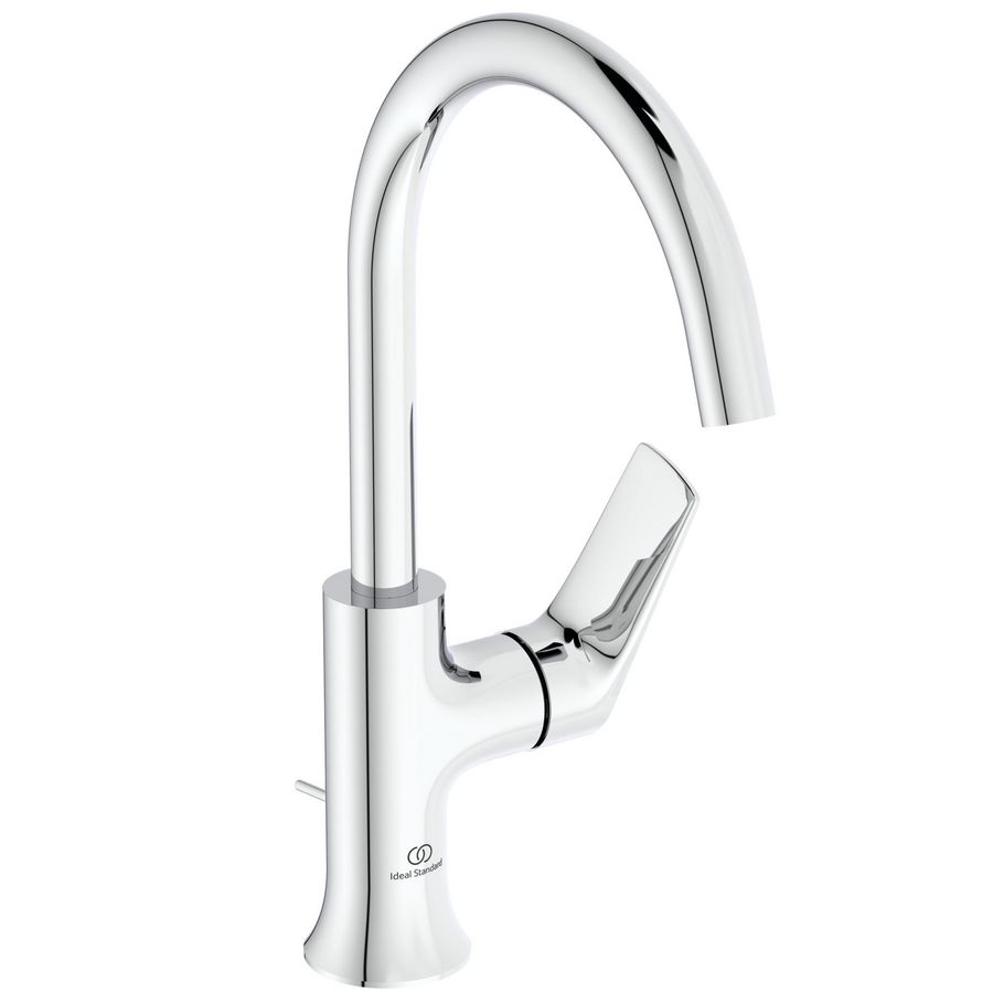Wastafelmengkraan 114x226x311mm chroom 3.8l/min m. waste La Dolce Vita