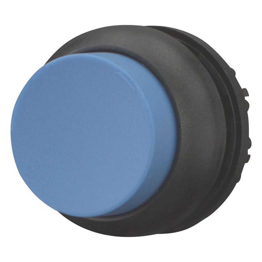 Drukknop hoog blauw terugverend M22S-DH-B