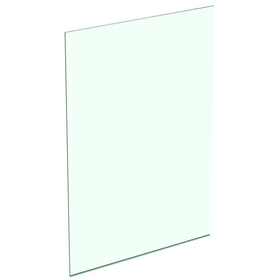 Inloopdouchewand dual access glas 140cm incl. vloerprofiel zilver excl. rechte muursteunen