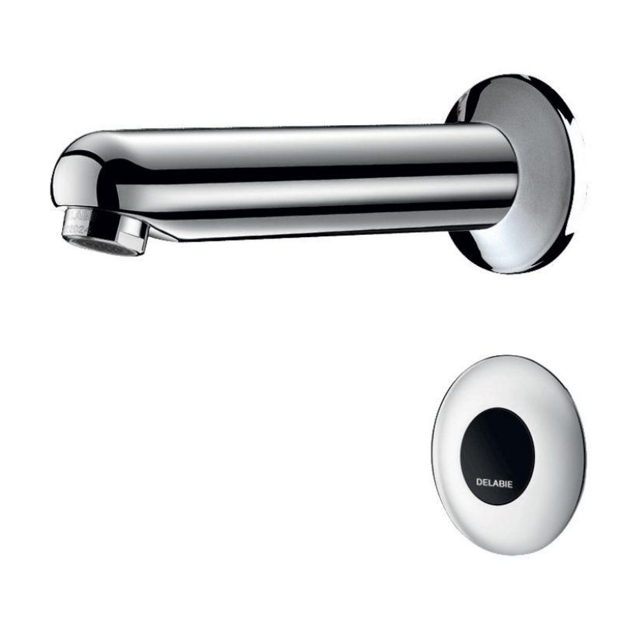 Wandkraan elektronisch m. losse sensor + trafo l=170mm