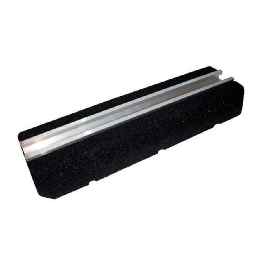 Opstelbalk rubber Fix-it Foot Low verlaagd 400x130mm h=50mm excl. montageset