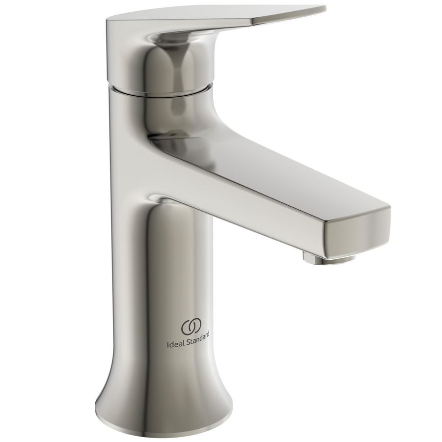 Wastafelmengkraan 52x142x169mm silver storm (rvs-look) 3.8l/m z. waste La Dolce Vita