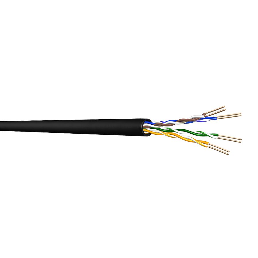 Haspel a 305m. SuperCat 5 24 cat 5e U/UTP PE bk# 4x2x24 AWG