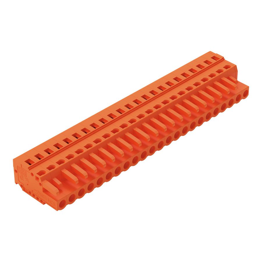 1-draads FE steker 2,5 mm² oranje 231-323/026-000 VVE=10
