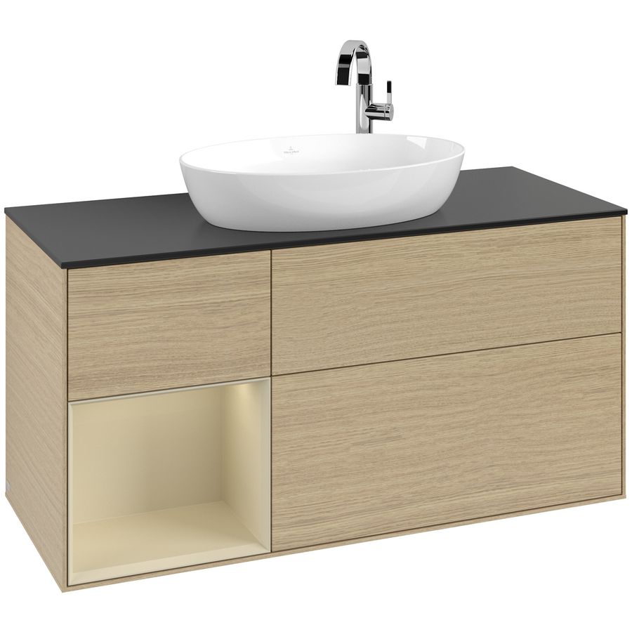Wastafelonderkast Finion 1200x603x501mm Oak Veneer F942HJPC