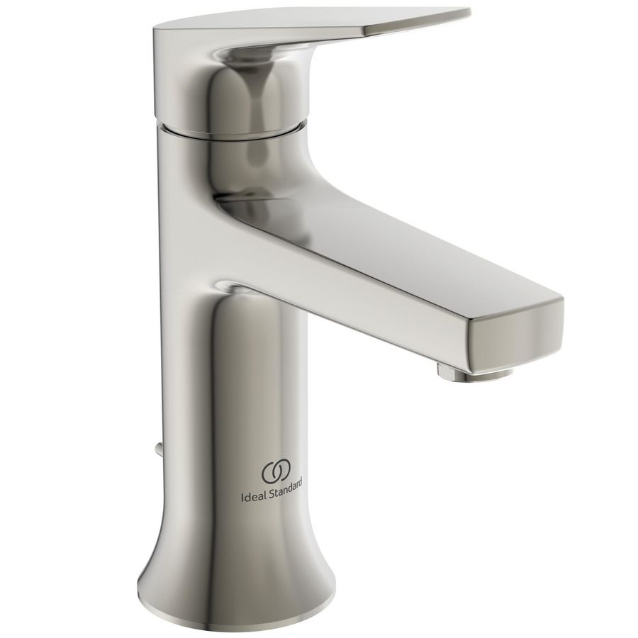 Wastafelmengkraan 52x153x169mm silver storm (rvs-look) 3.8l/m m. waste La Dolce Vita