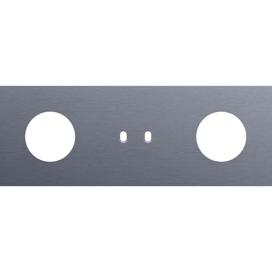 Afdekplaat 3-voud horiz. 71mm centerafst. 226-57719