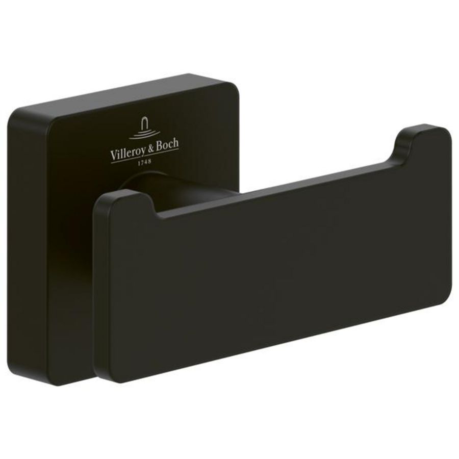 Dubbele handdoekhaak  Elements - Striking Matt Black