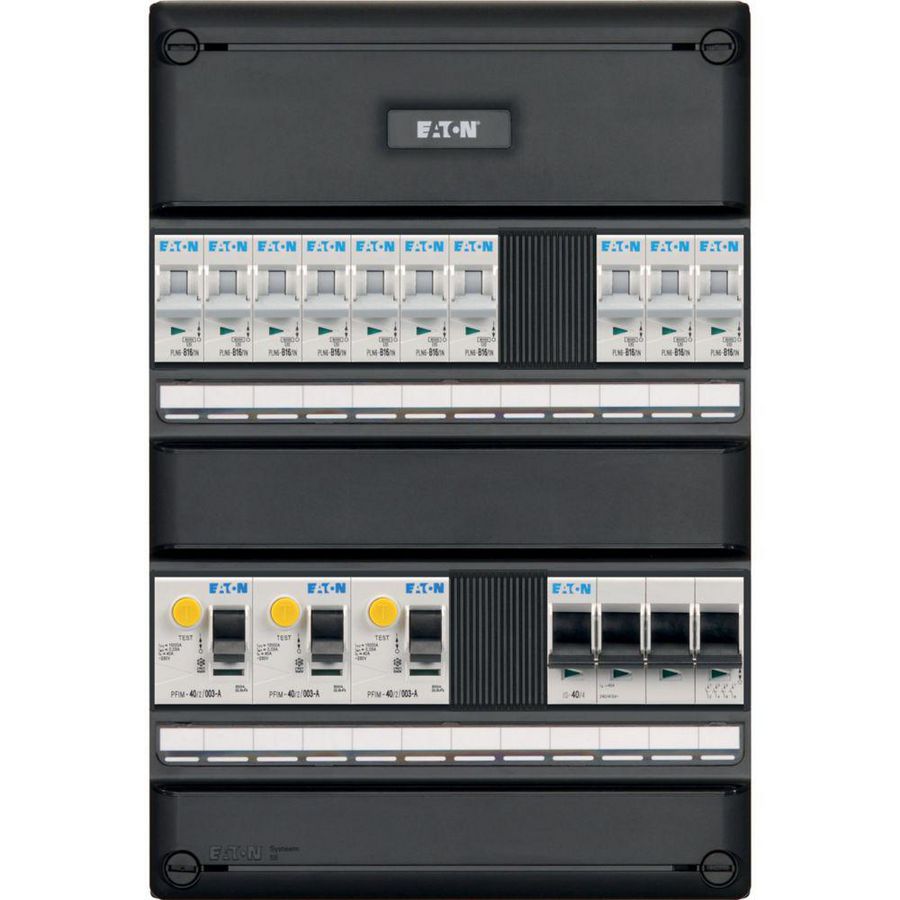 Groepenkast S55 FLEX 3f Inst.aut. 10 gr 3 ALS 2p HS 64