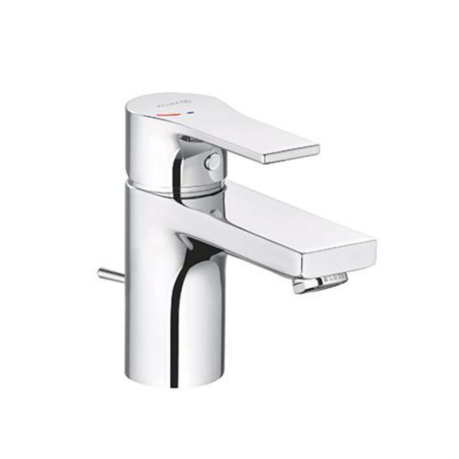 Zenta sl wastafelmengkraan met waste 75 eco chroom