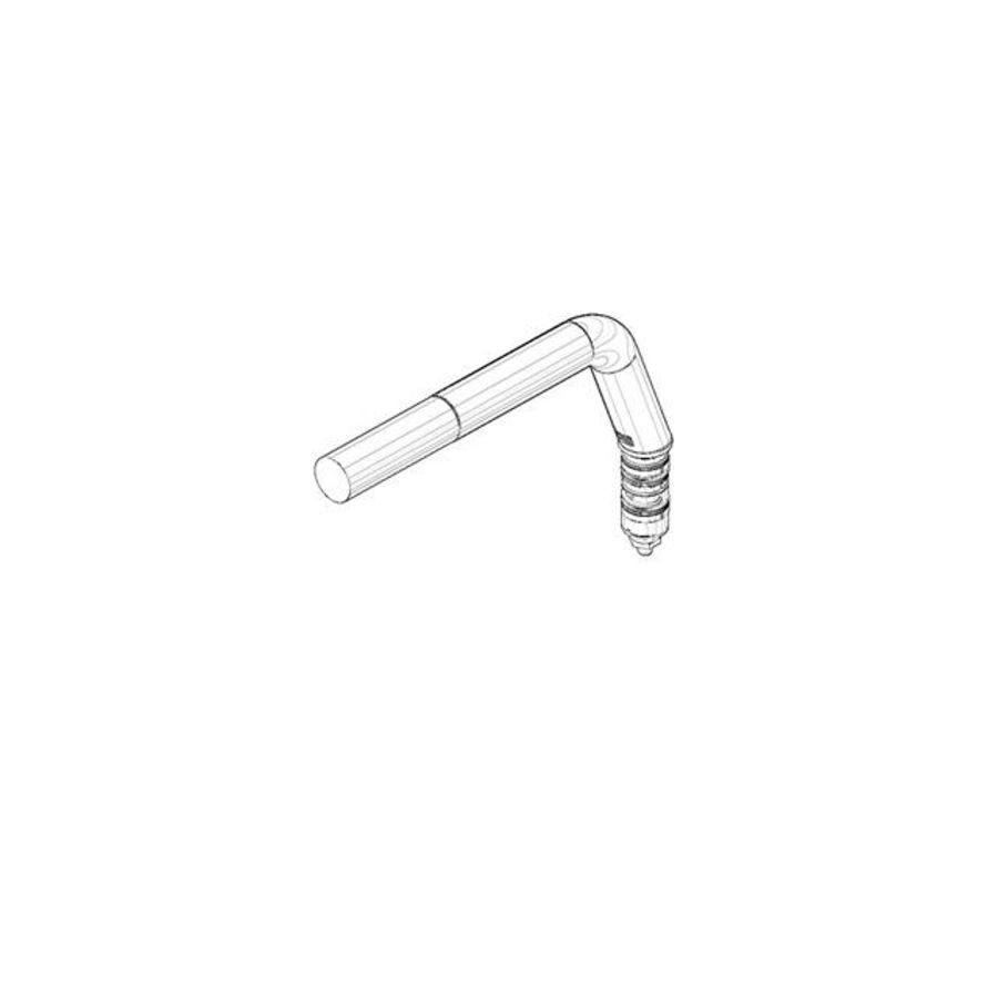 Uitloop 245x173x28mm chr