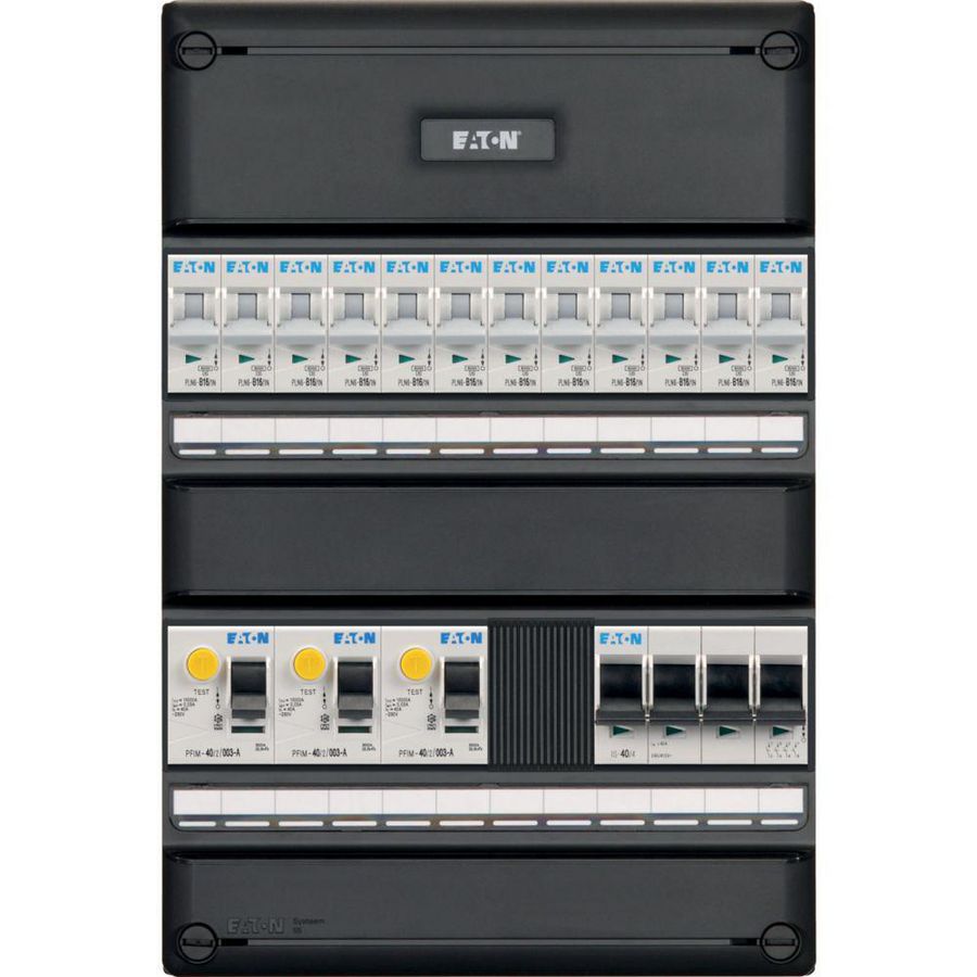 Groepenkast S55 FLEX 3f Inst.aut. 12 gr 3 ALS 2p HS 64