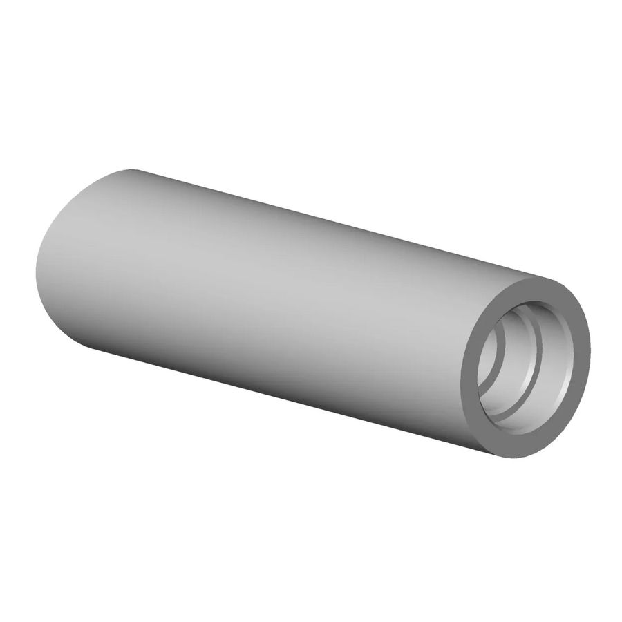 Uitloop 23x75mm Platina gebors.