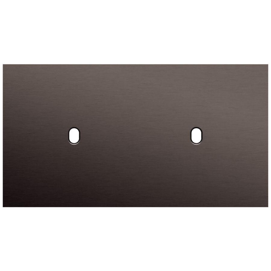 2-voudige afdekplaat horizontaal 71mm centerafstand voor twee enk