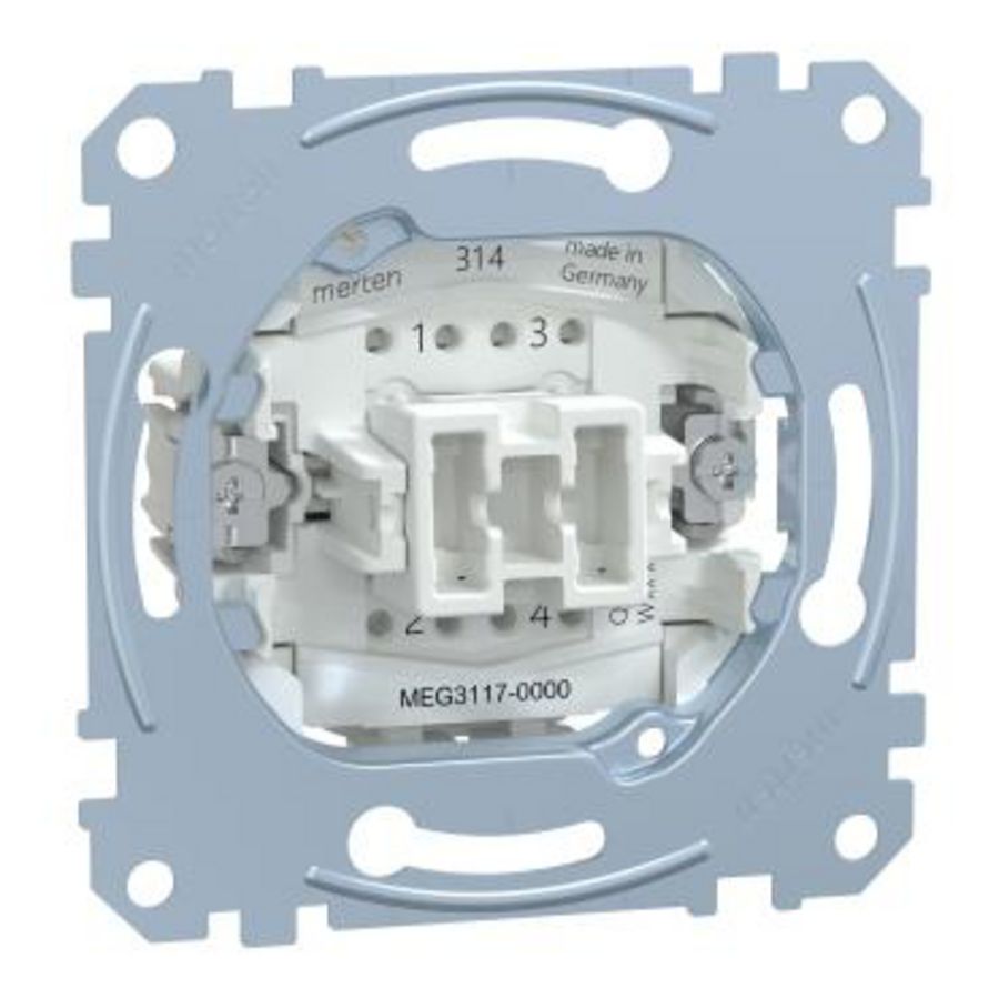 Merten-Sokkel-Kruisschakelaar-1-polig-10A/AC 250V