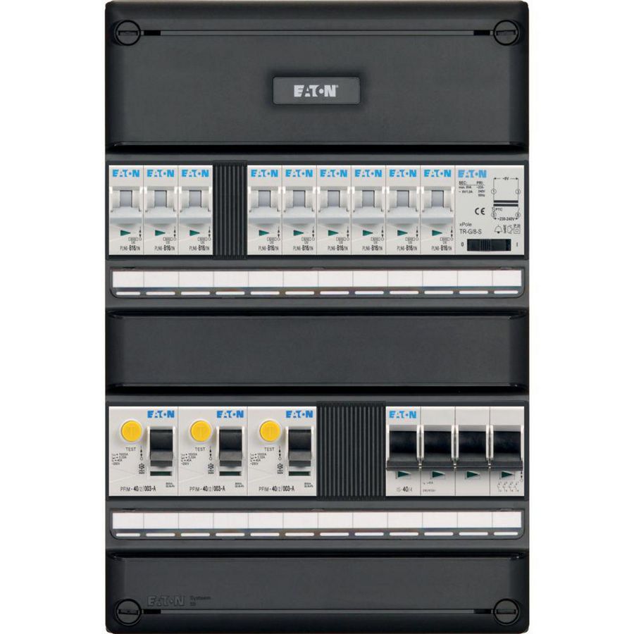 Groepenkast S55 FLEX 3f Inst.aut. 9 gr 3 ALS 2p T HS 64