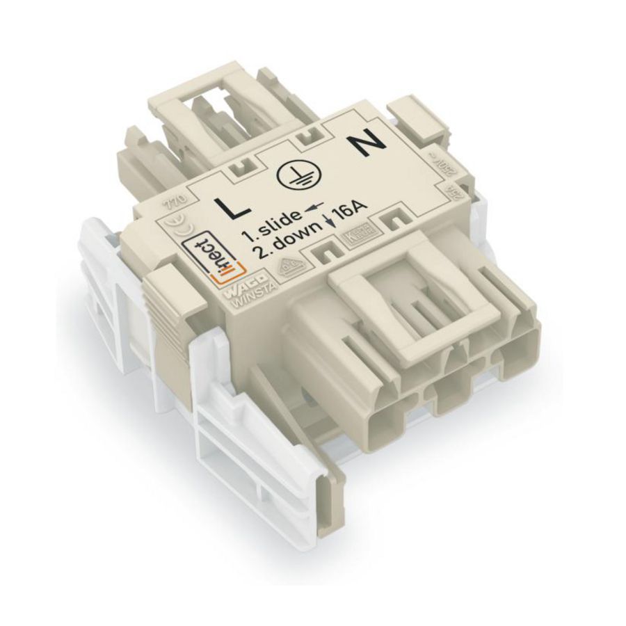 Linect-T-connector 3-polig Cod. A 770-6223 VVE=25