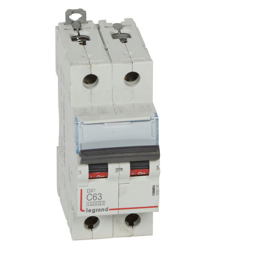 Installatieautomaat MCB DX³ 2-polig C-karakteristiek 63A 10000A