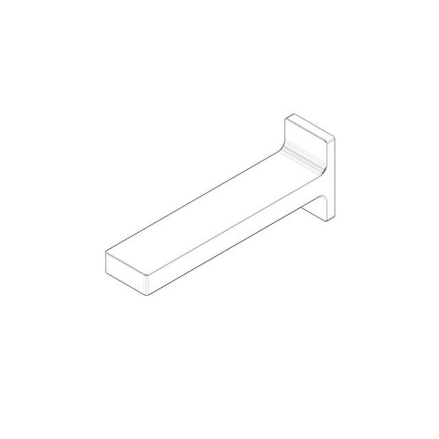 Uitloop 47x78x209mm chr