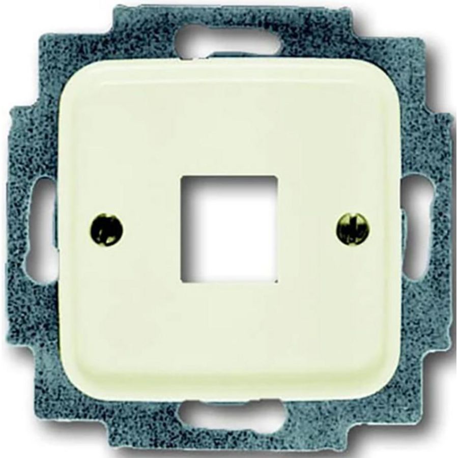 Centraalplaat 1 x MJ 216000-2/216005-4 SI creme (2561-212)