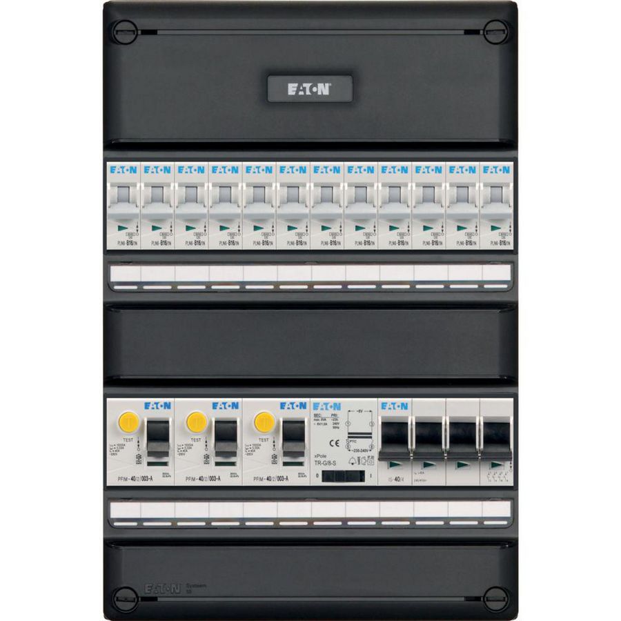 Groepenkast S55 FLEX 3f Inst.aut. 12 gr 3 ALS 2p T HS 64