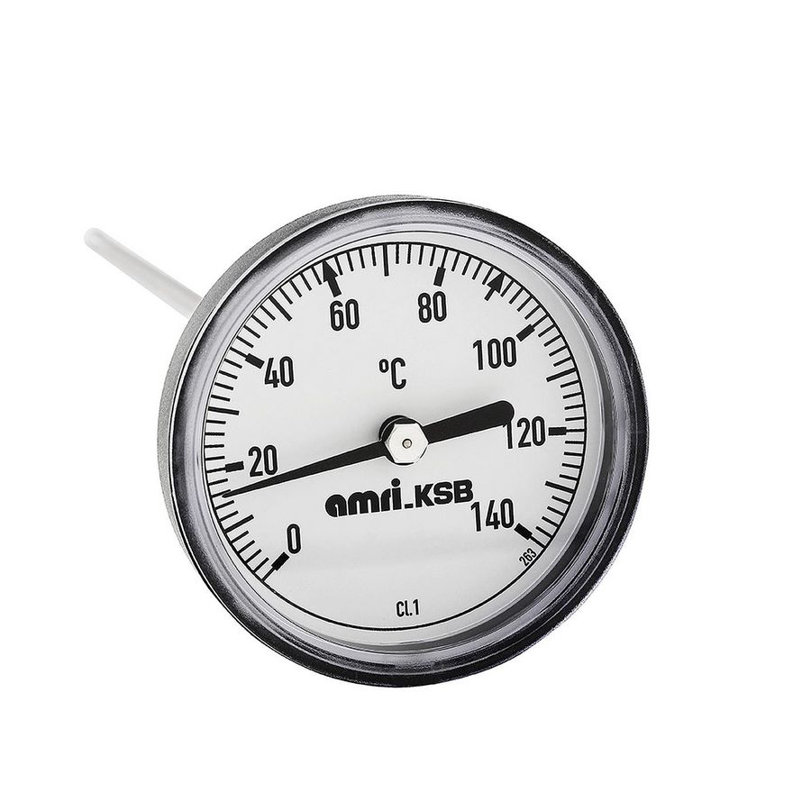 Thermometer BOAX-S/SF+borghendel DN100-125 verwarming