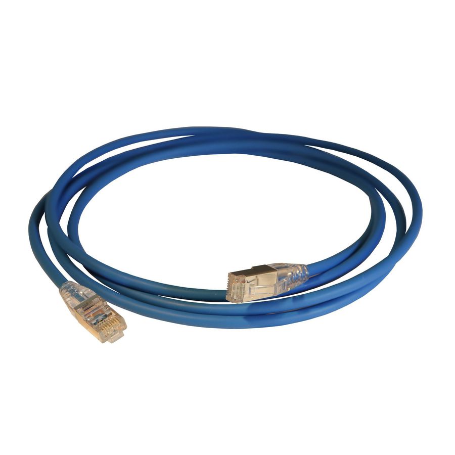 Patchkabel RJ45 HD Cat. C6 F/UTP blauw 2m.