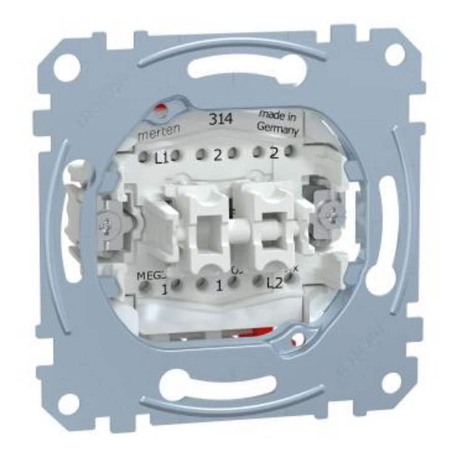 Wisselschakelaar/wisselimpulsdrukker - 10A/AC 250V - Steekkl