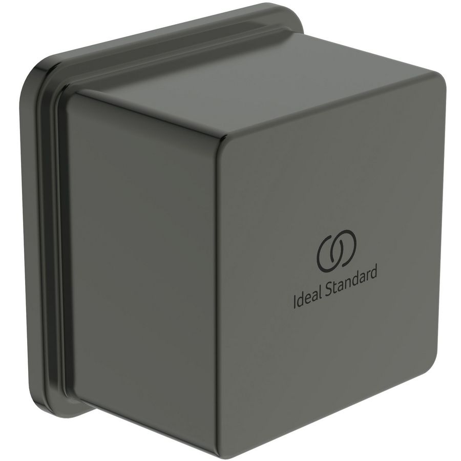 IRAIN WALL ELBOW SQR 1/2"CONN magnetic grey (grijs)