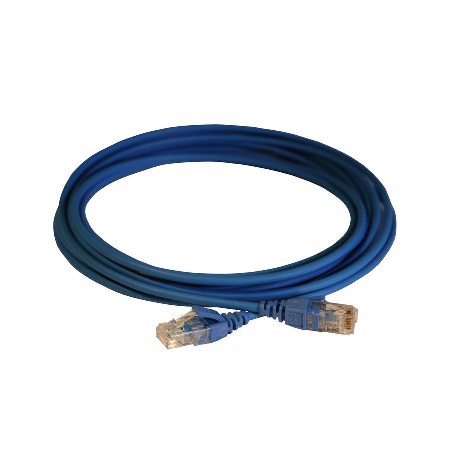 Patchkabel RJ45 HD Cat. C6 U/UTP blauw 5m.