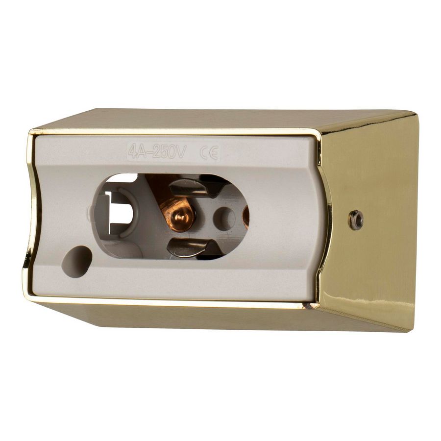 Lamphouder S14d metaal goud