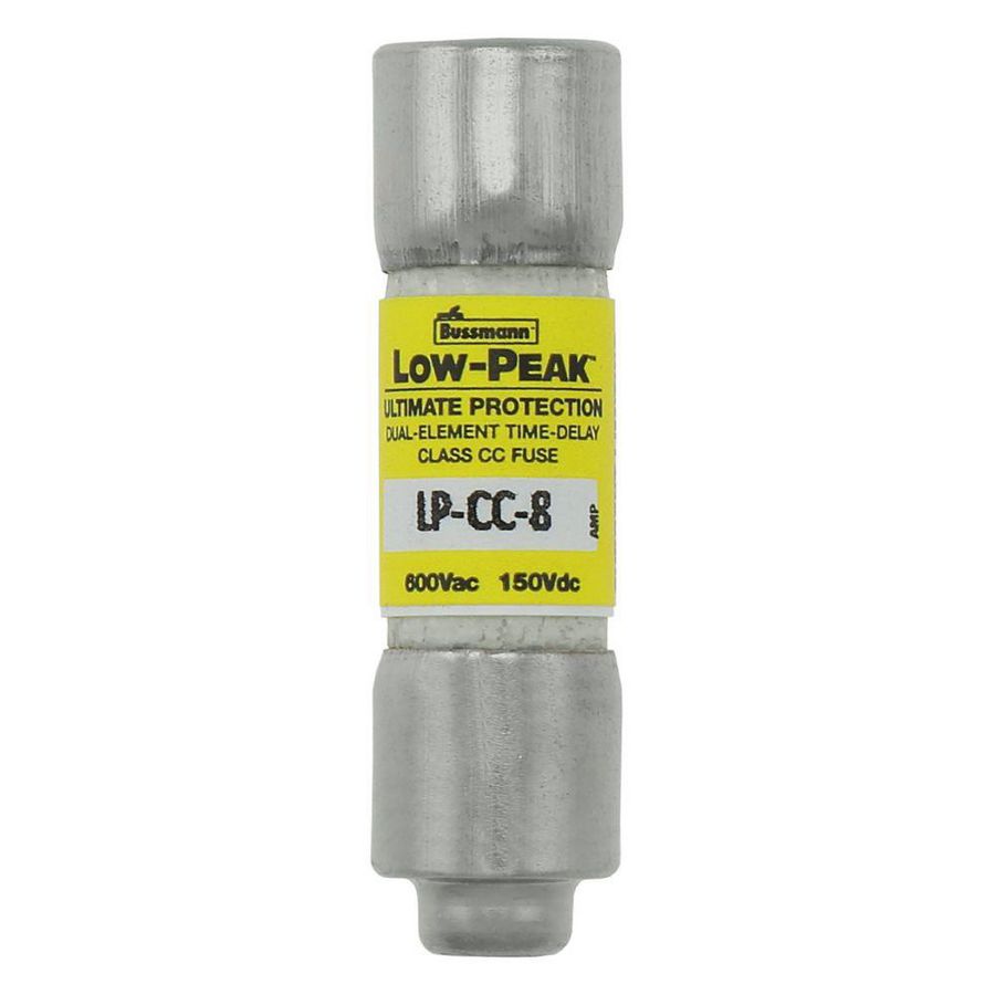 Zekering laagsp. 8A AC 600V 10x38 CC UL traag afke VVE=10