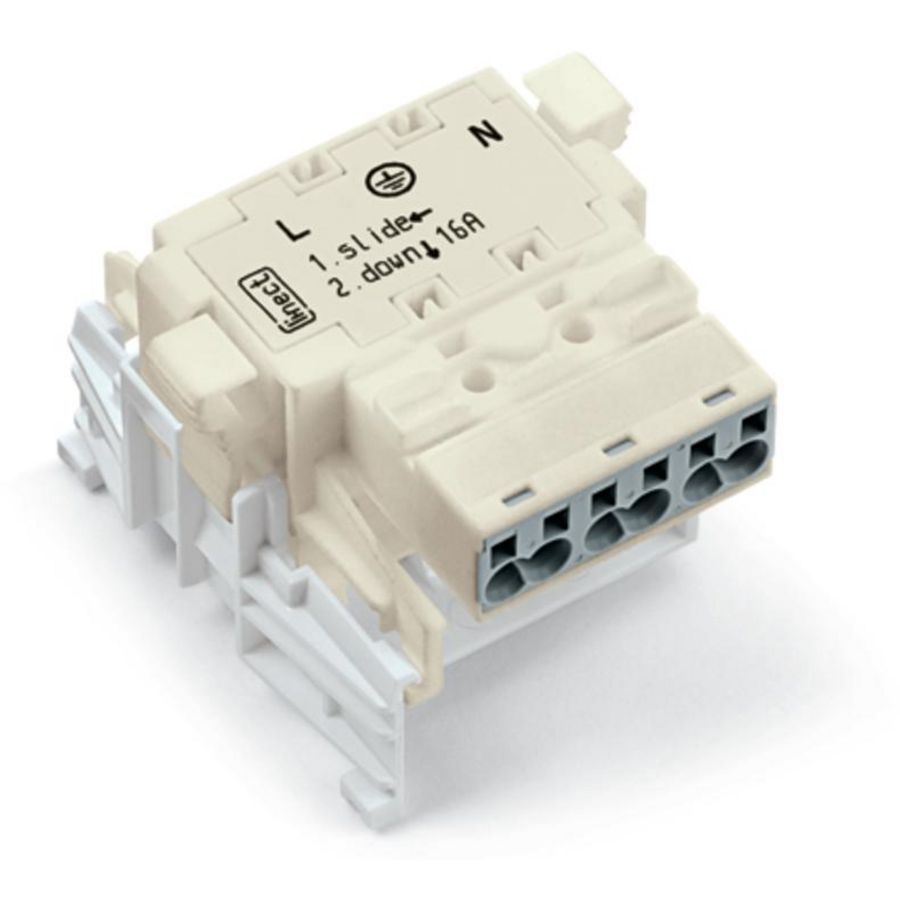 Linect-T-connector 3-polig 1 ingang 770-6229 VVE=25