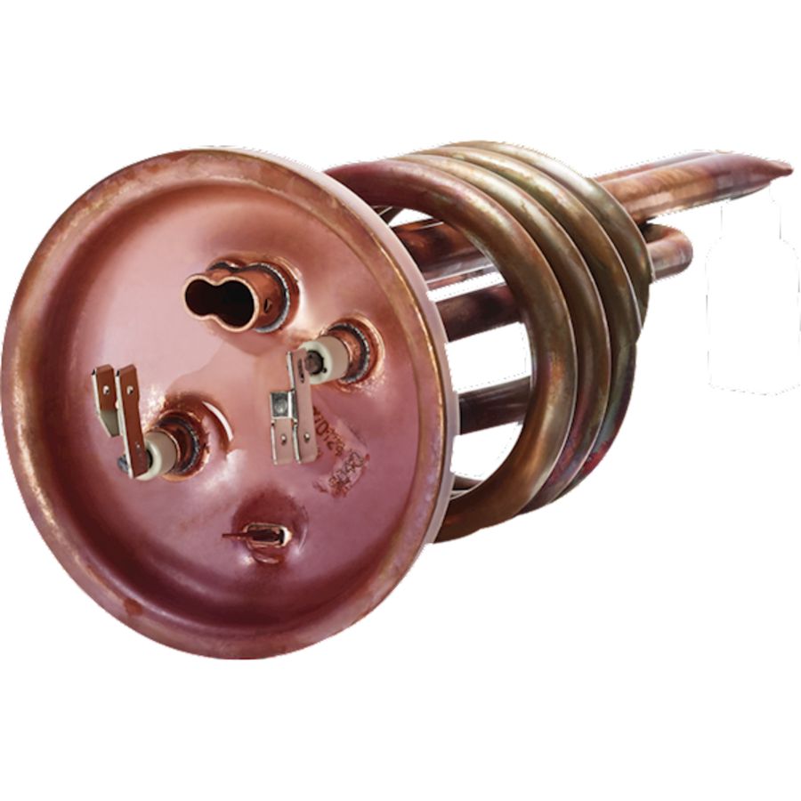 Verwarmingsflens 2000W 230V koper 270124