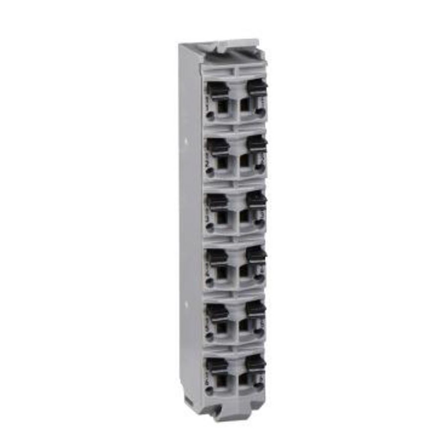 Klemmenblok 12 contacten Grijs Modicon TM5