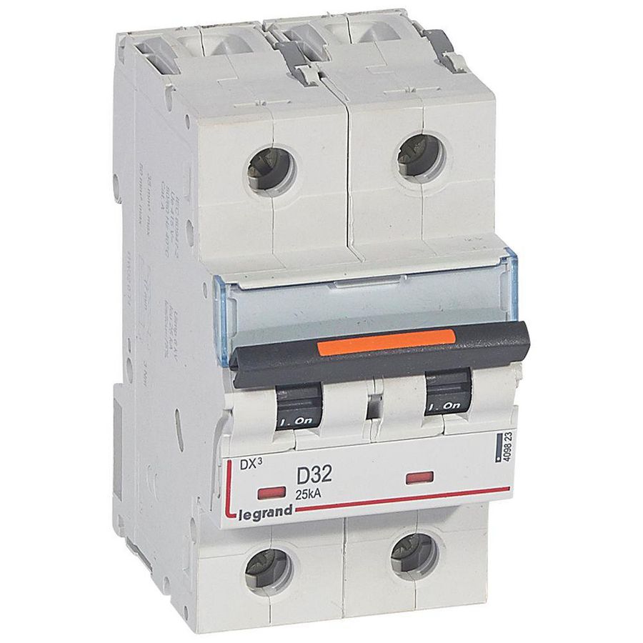Installatieautomaat 2-polig D-karakteristiek 32A 25kA DX³ DIN