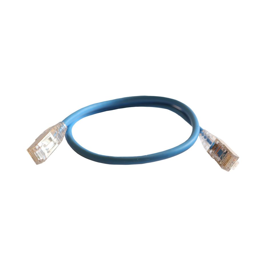 Patchkabel RJ45 HD Cat. C6 F/UTP blauw 0,5m.