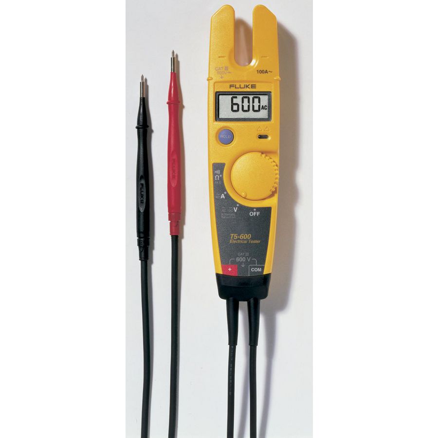Spannings- doorbel- en stroomtester met een bereik van 600 V