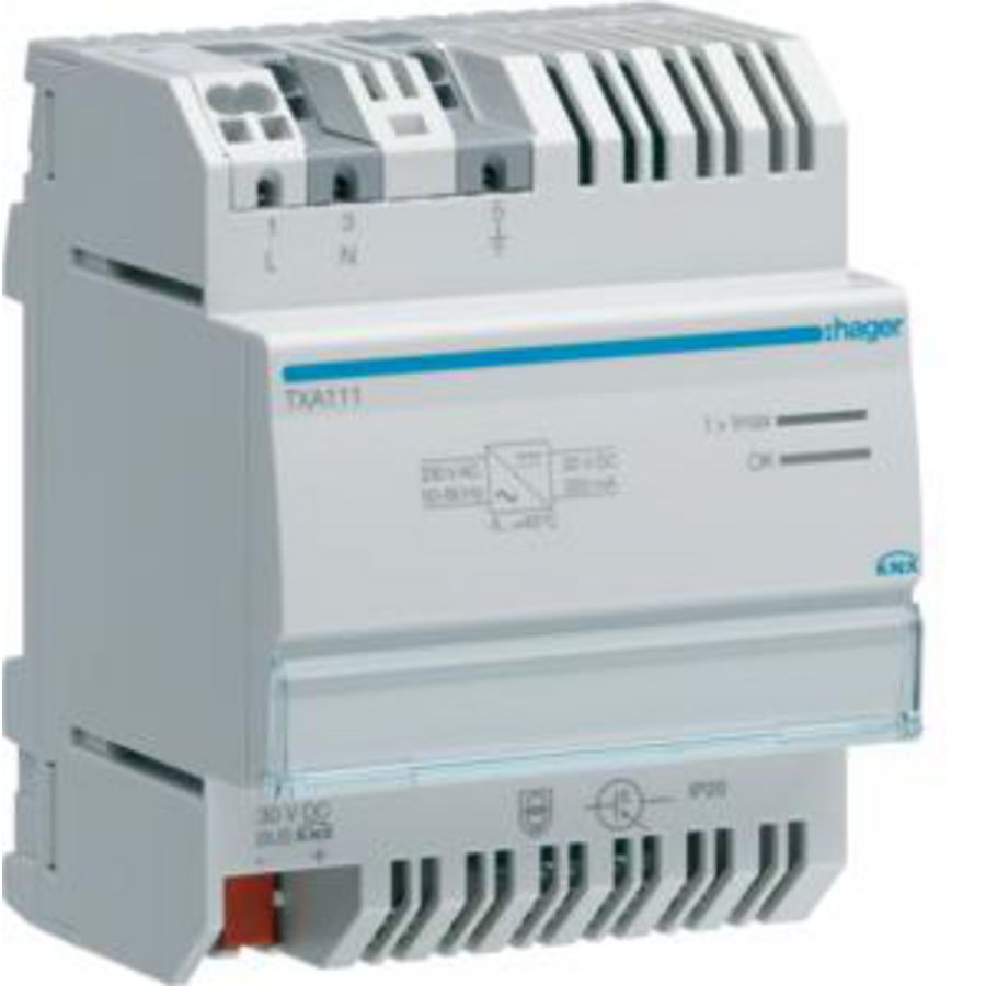 Voedingsmodule KNX-bus (30 V= 320 mA)