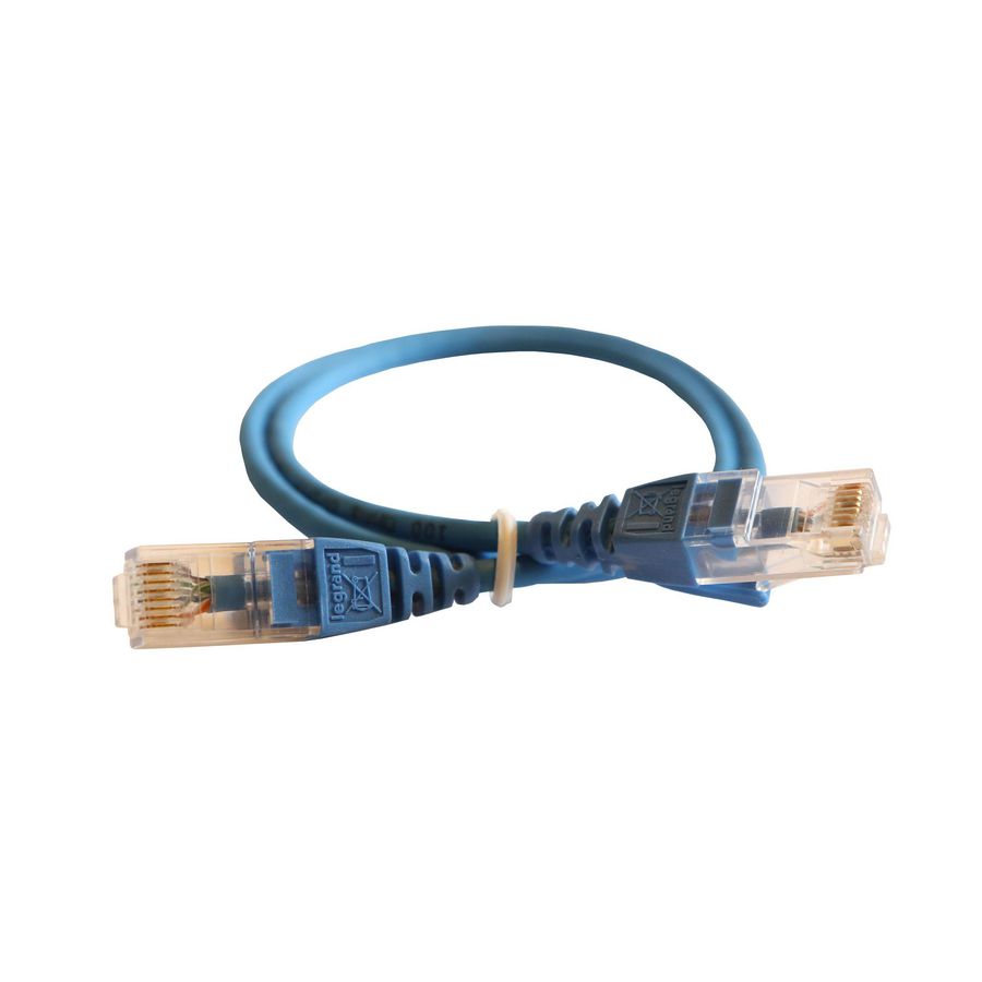 Patchkabel RJ45 HD Cat. C6 U/UTP blauw 0,5m.