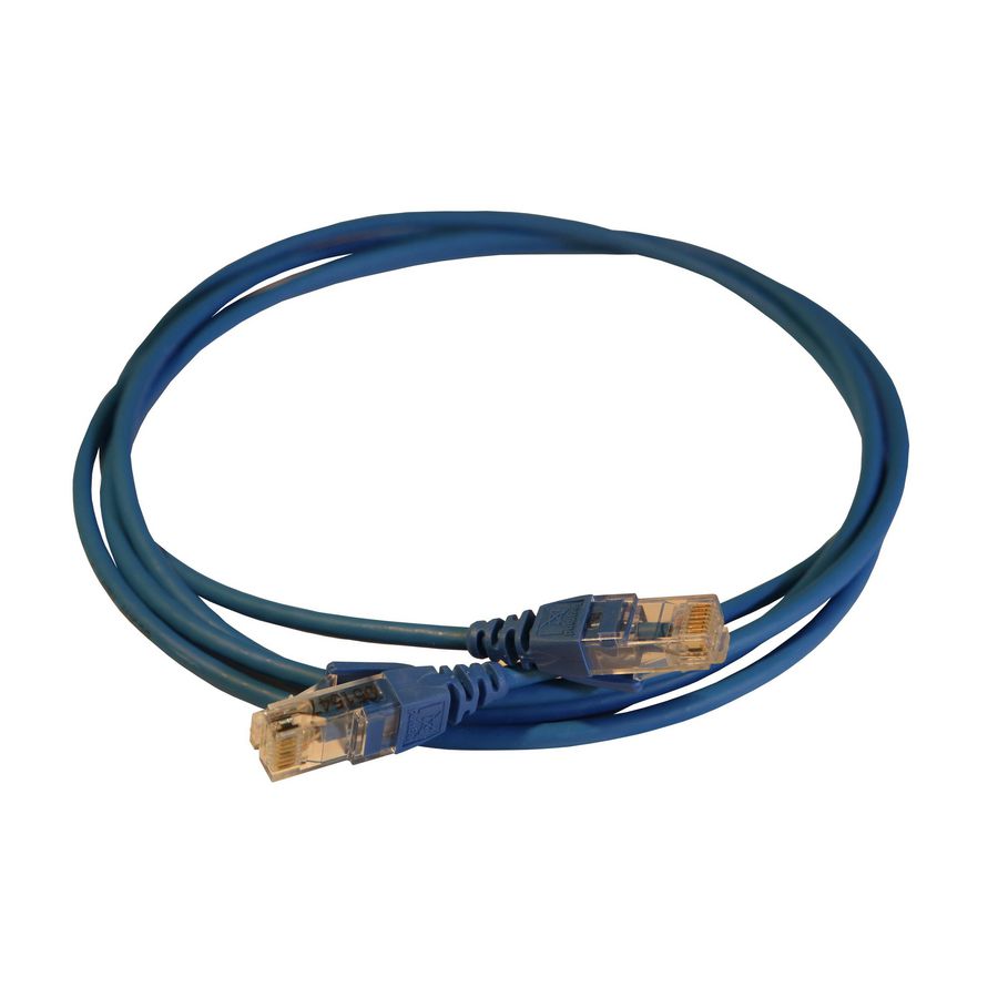 Patchkabel RJ45 HD Cat. C6 U/UTP blauw 2m.